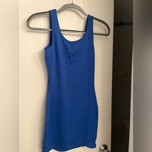 Blue fitted dress SHEIN